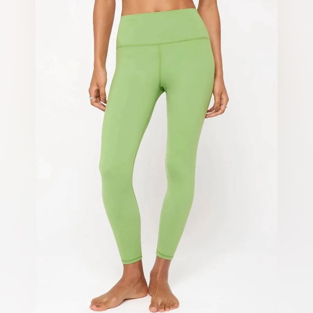 Spiritual Gangster Lime Green High-Waist Women’s Leggings